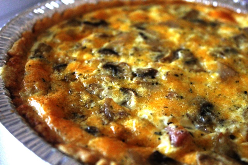 Chicken Mushroom And Rosemary Quiche Aninas Recipes 2265