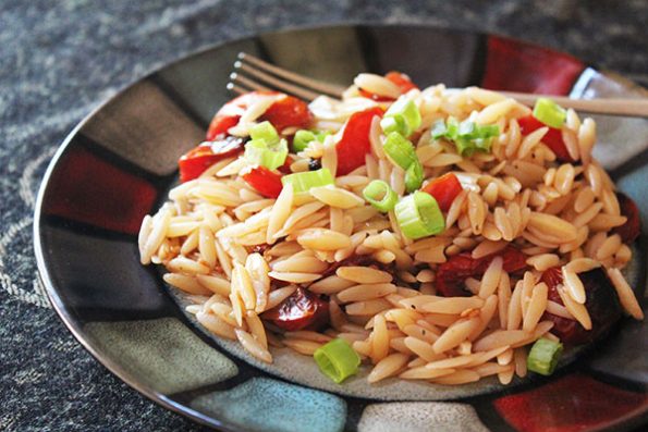 Roasted Tomato and Orzo Salad - aninas recipes