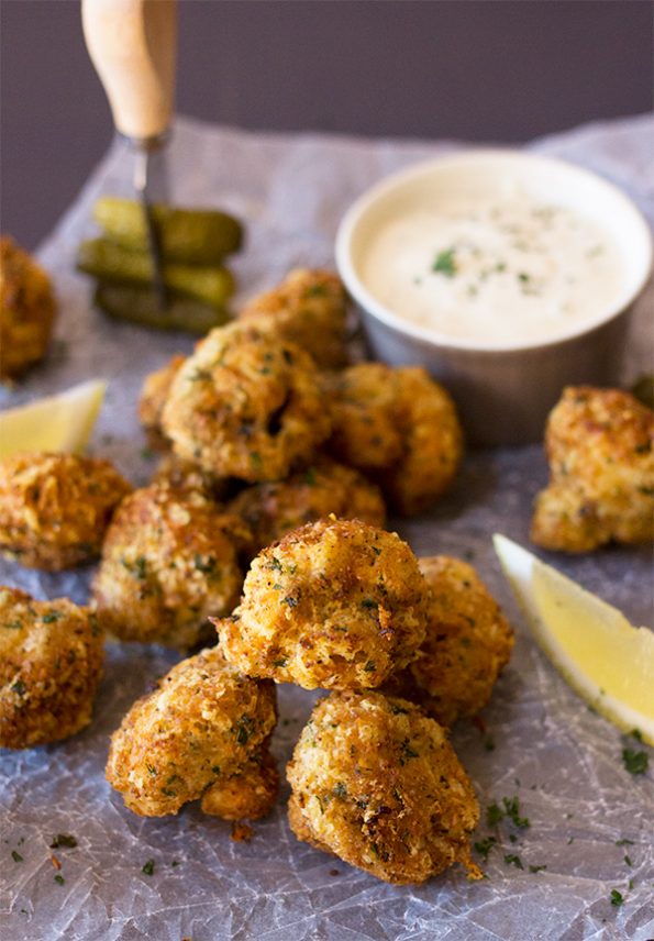 Coconut and Parmesan Crumbed Mushrooms - aninas recipes