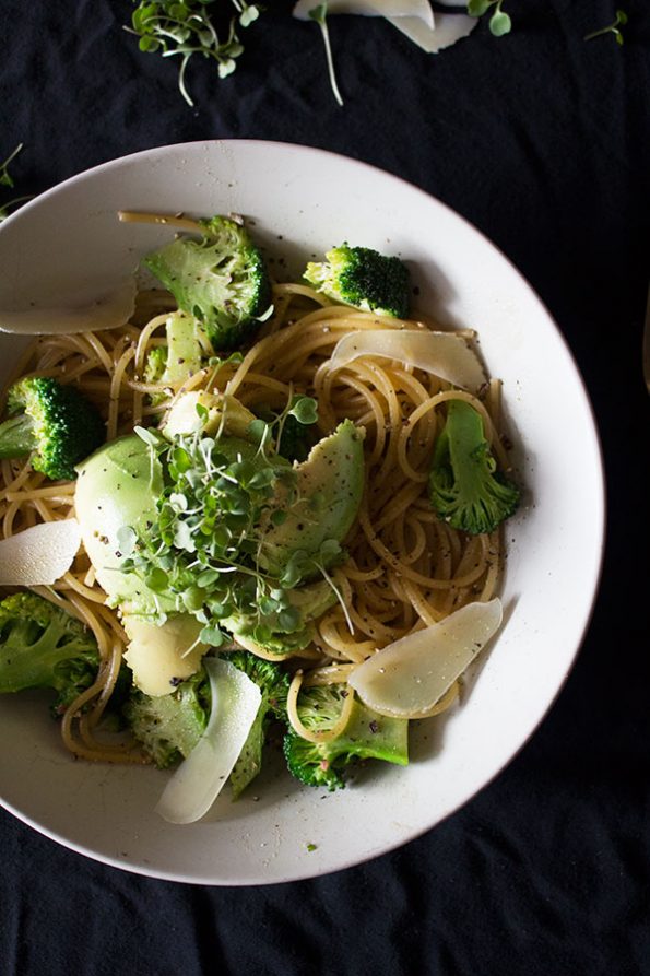 Spaghetti with Broccoli and Avocado - aninas recipes