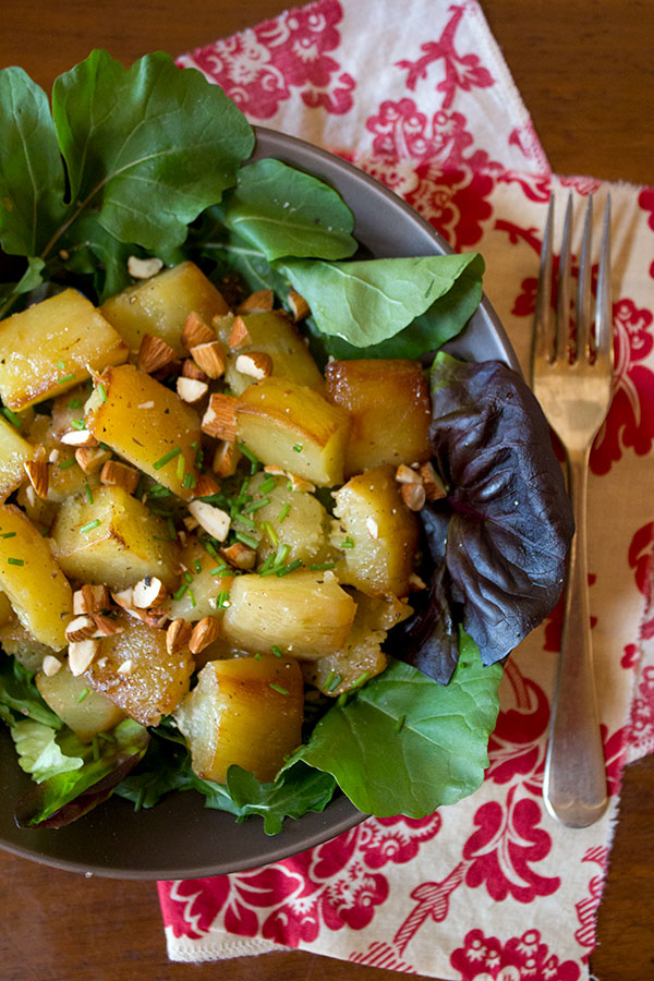 Sweet Potato Ginger And Almond Salad Aninas Recipes