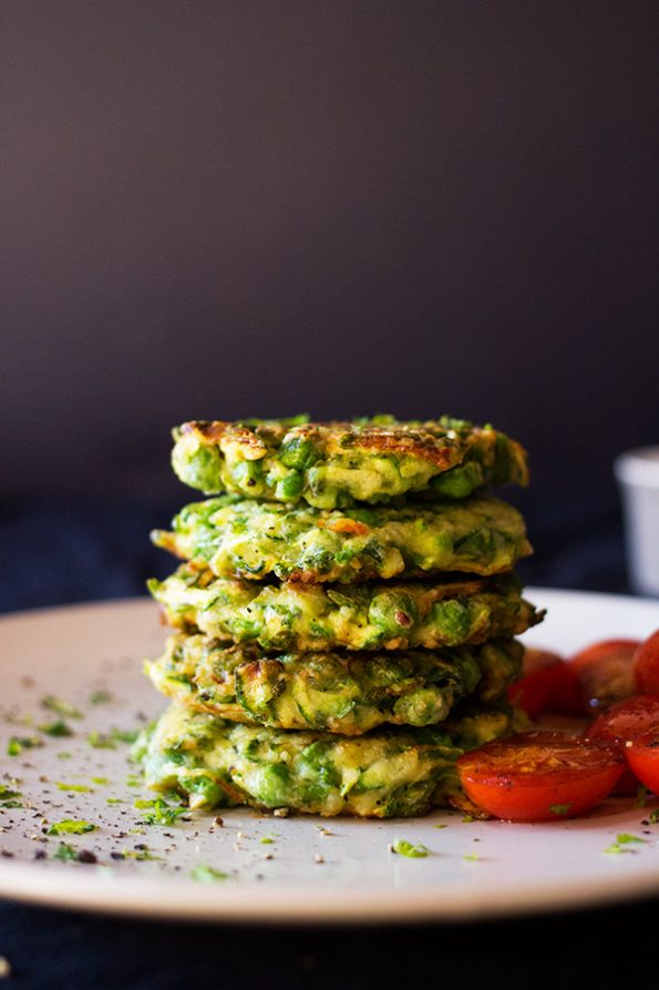 Zucchini, Pea and Mint Fritters aninas recipes