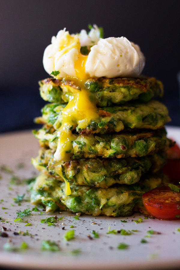 and fritters egg zucchini Mint and recipes Fritters  aninas Zucchini, Pea