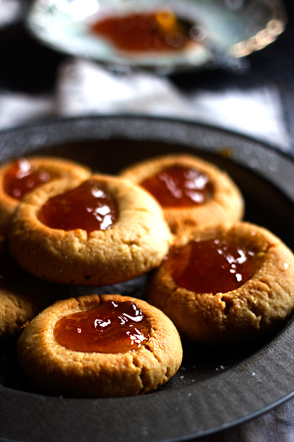 Almond And Apricot Thumbprint Cookies Aninas Recipes 4410