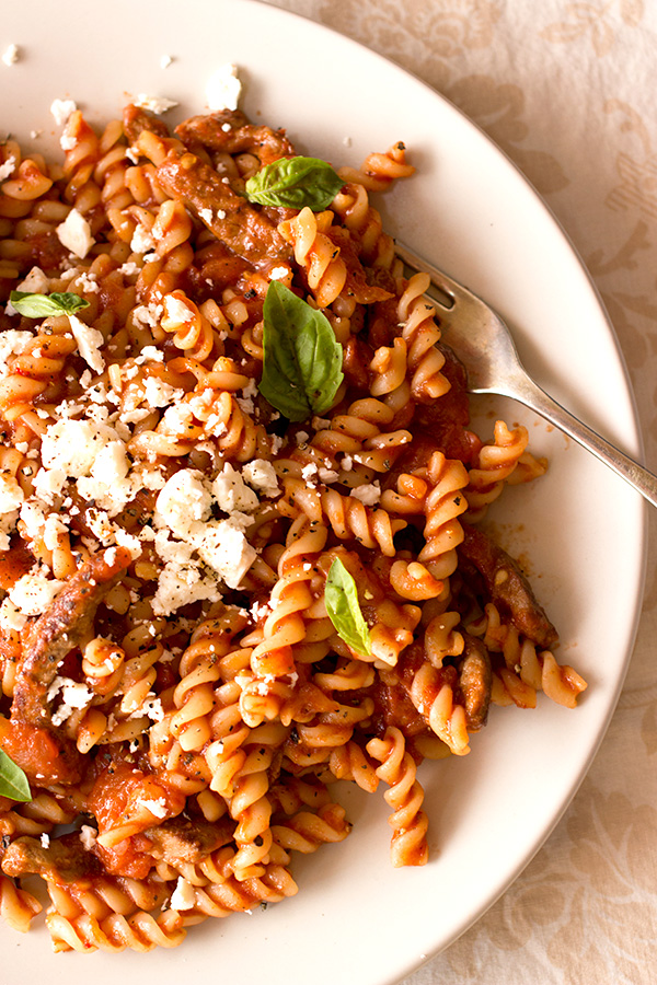 Beef and Tomato Rotini - aninas recipes