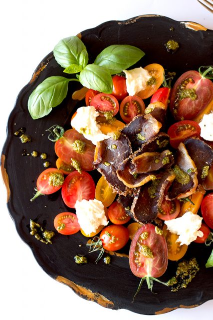 Biltong and Caprese Salad - aninas recipes