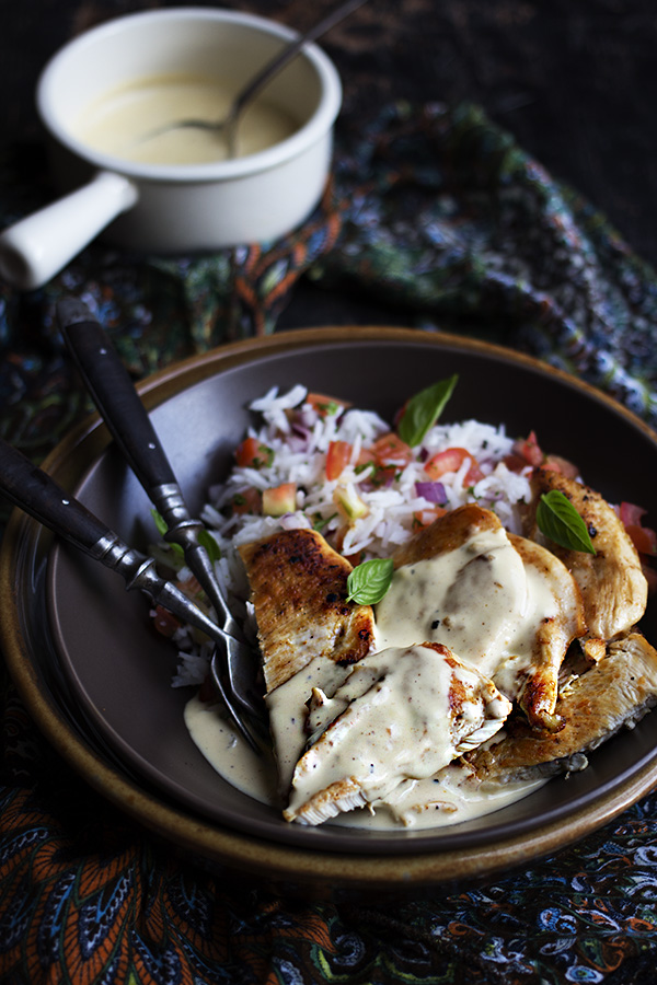 Creamy Chicken and Rice Bowl - aninas recipes