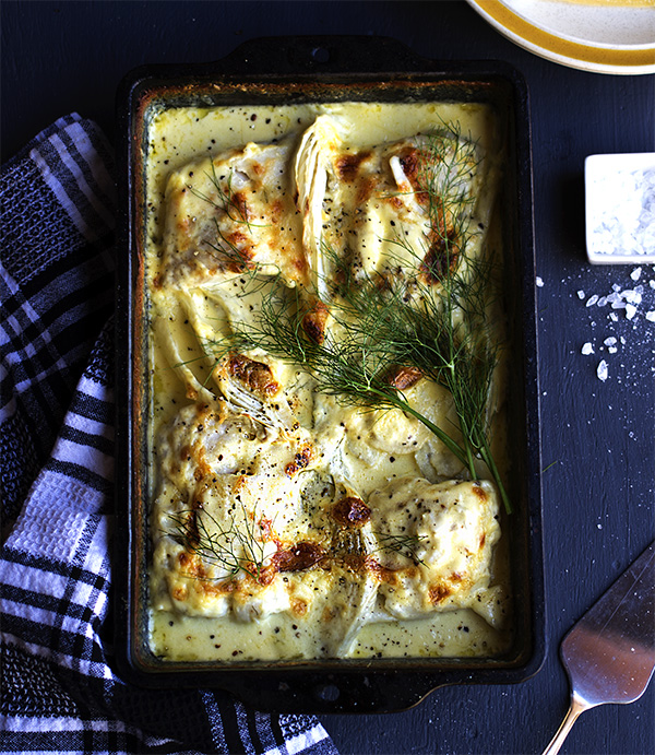 Creamy Fish and Fennel Bake aninas recipes