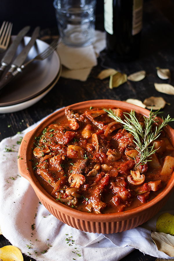 Paprika Beef, Tomato and Mushroom Stew - aninas recipes