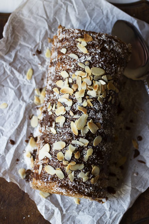 Mocha Caramel And Coconut Swiss Roll Aninas Recipes