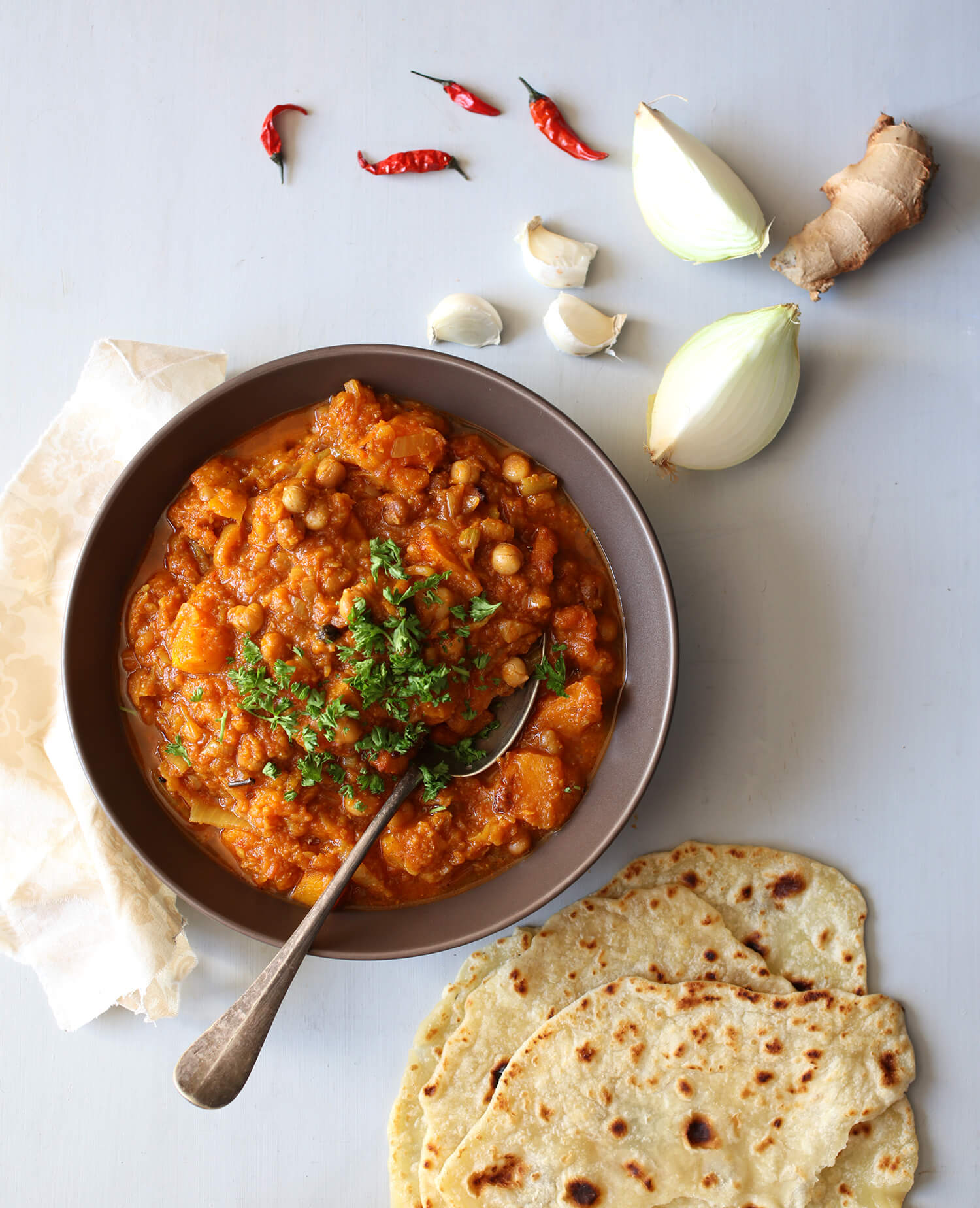 Vegan Pumpkin and Chickpea Curry - aninas recipes