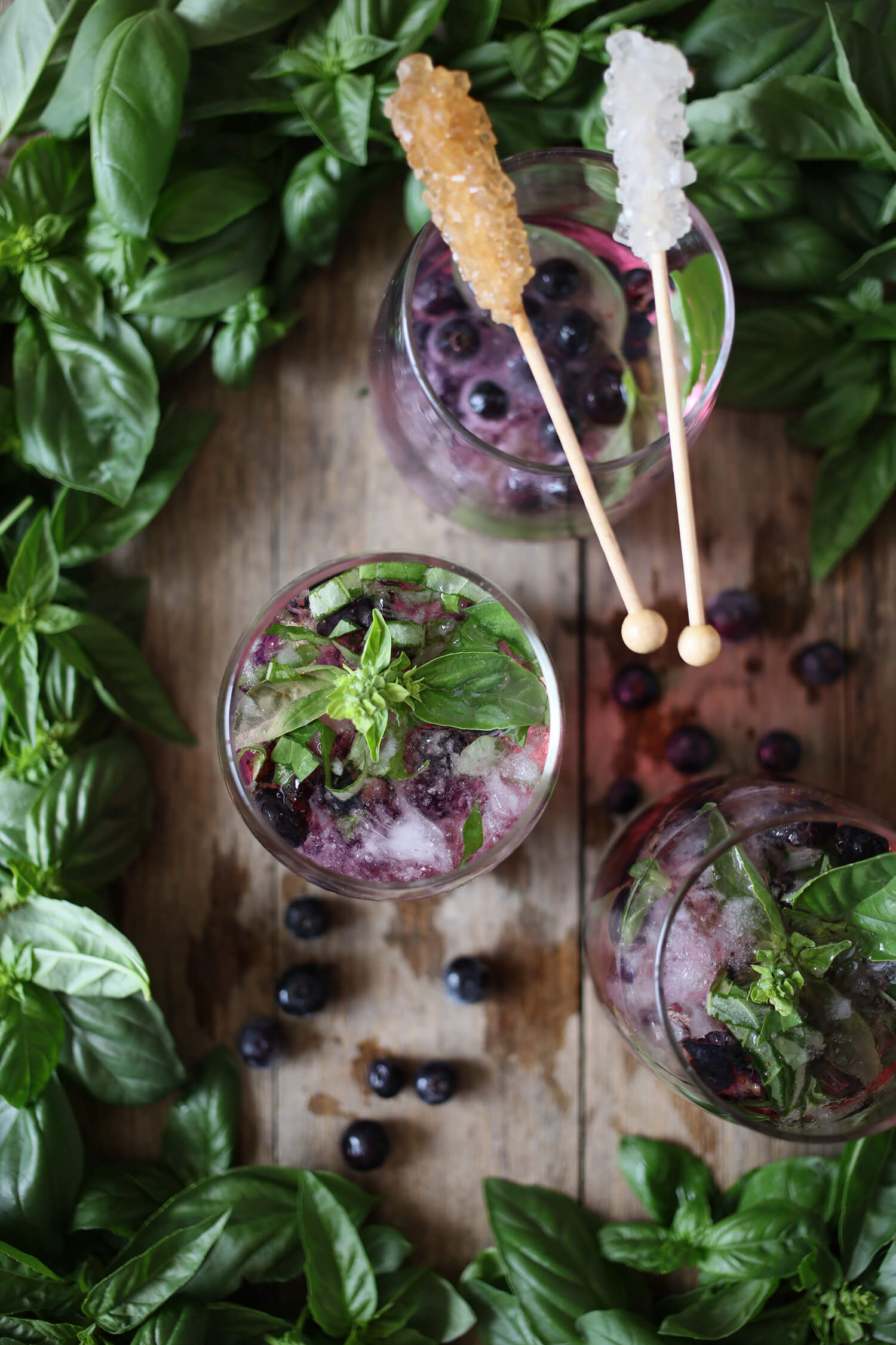 Basil And Blueberry Gin And Tonic - Aninas Recipes